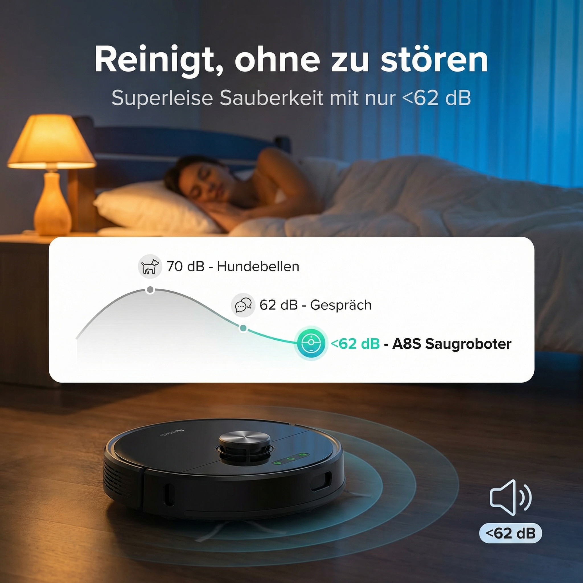 Robot aspirateur Heimwert K8 SmartClean – Nettoyage automatique avec fonction de lavage et contrôle par application
